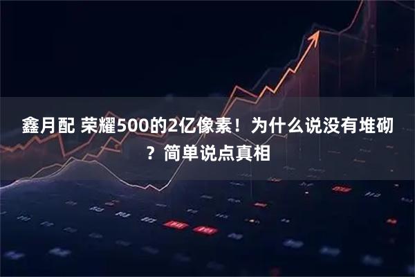 鑫月配 荣耀500的2亿像素！为什么说没有堆砌？简单说点真相